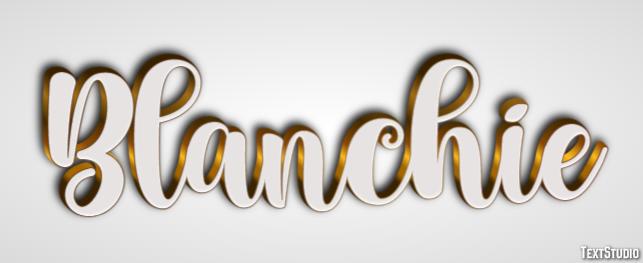 Blanchie Text Effect