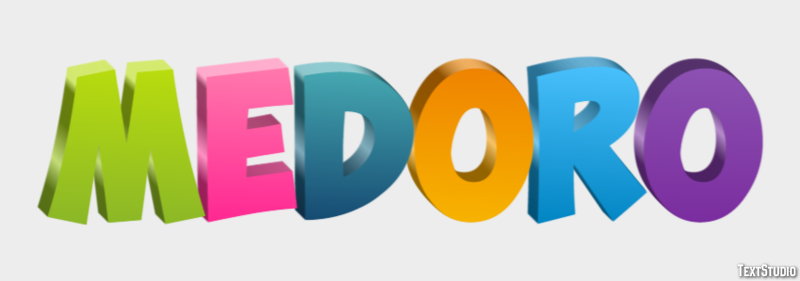 Medoro Effetto testo