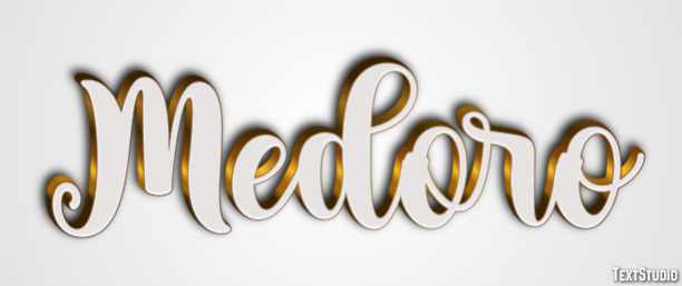 Medoro Effetto testo