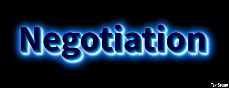 Negotiation Text Effect