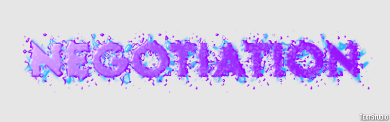Negotiation Text Effect