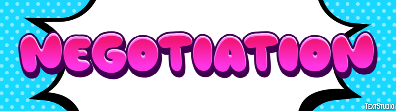 Negotiation Text Effect