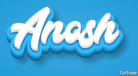 Anosh Text Effect