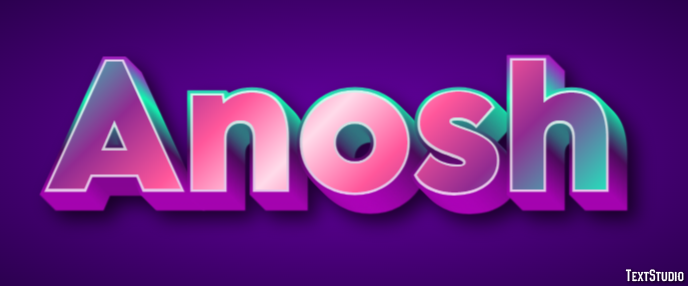 Anosh Text Effect