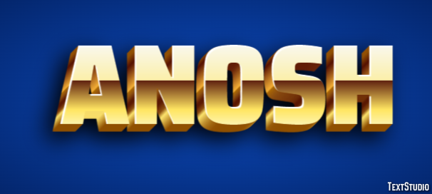 Anosh Text Effect