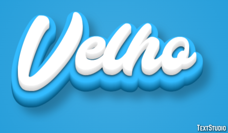 Velho Efecto de texto