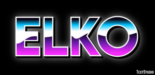 Elko Tekst Effect