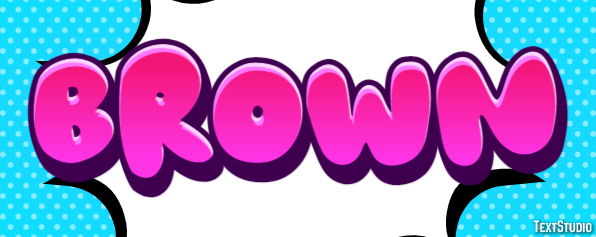 Brown Text Effect