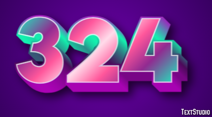 324 Text Effect