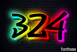 324 Text Effect