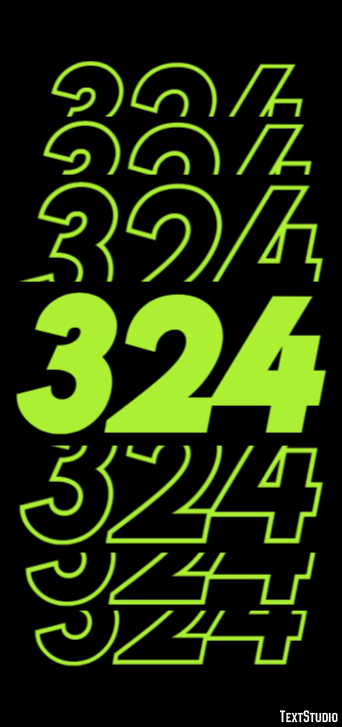 324 Text Effect
