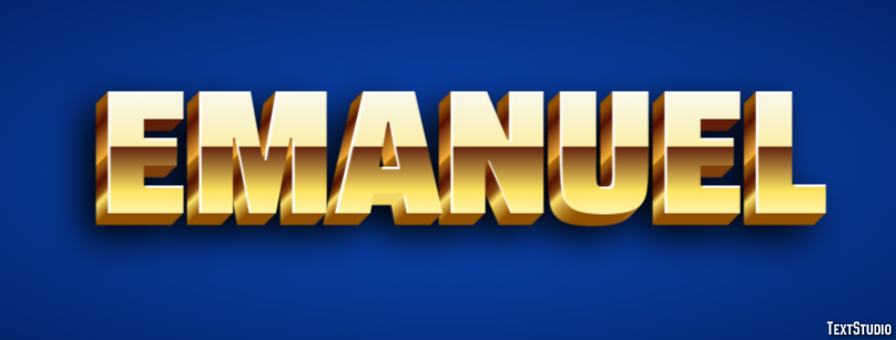 Emanuel Text effect