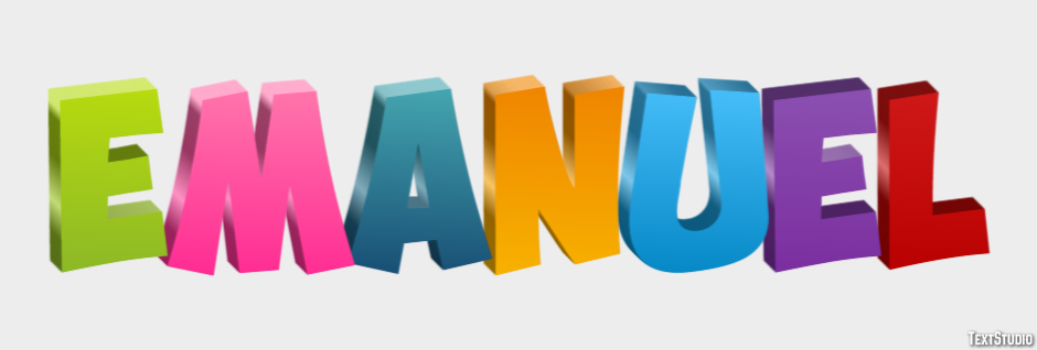 Emanuel Text Effect