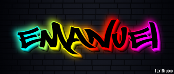Emanuel Text effect