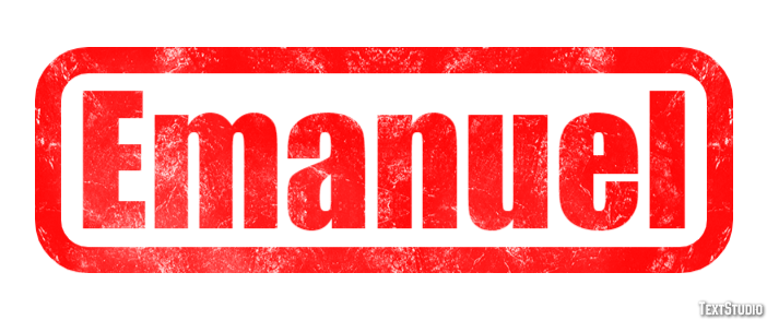 Emanuel Text effect