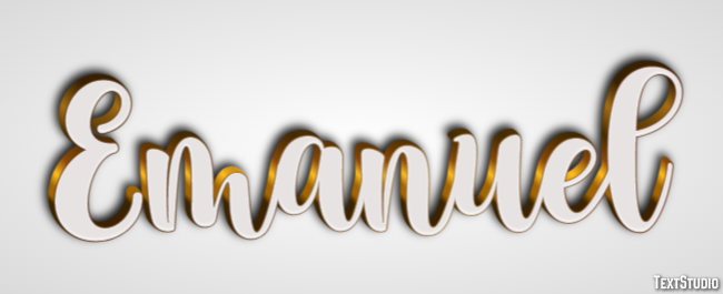 Emanuel Text Effect