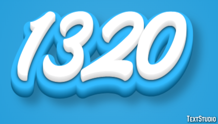 1320 Effetto testo