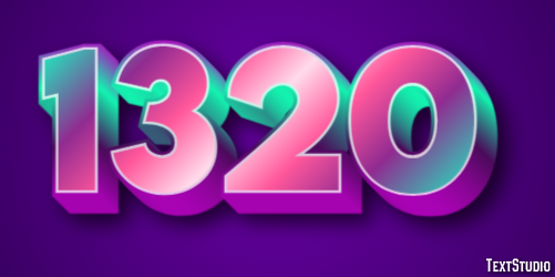 1320 Effetto testo