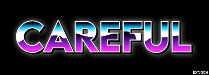 Careful Efekt tekstowy