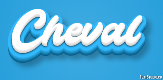 Cheval Effet de Texte