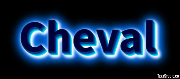Cheval Efekt tekstowy