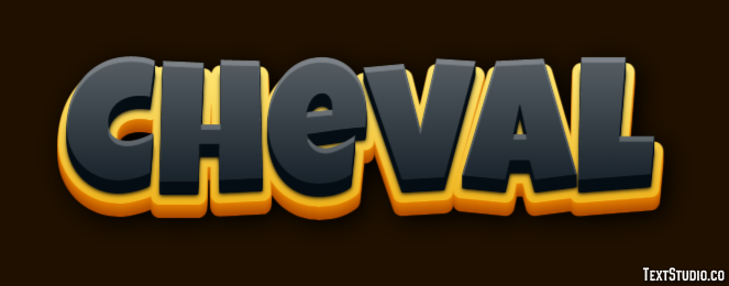 Cheval Effet de Texte
