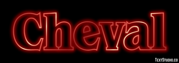 Cheval Effet de Texte