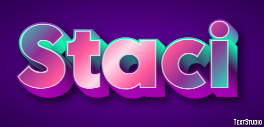 Staci Effet de Texte