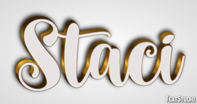 Staci Effet de texte