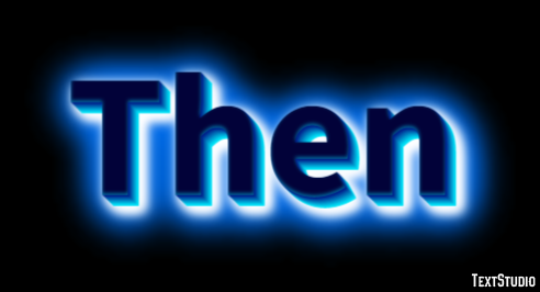 Then Text Effect