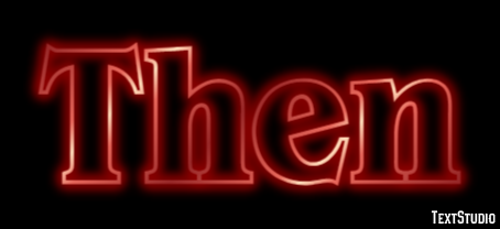 Then Text Effect