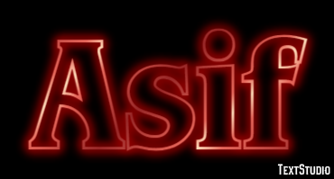 Asif Text Effect
