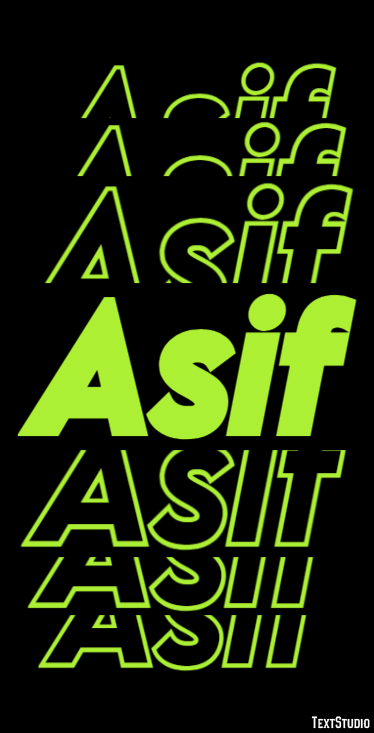 Asif Efekt tekstowy