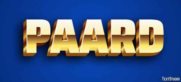 Paard Texteffekt