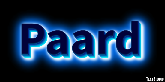 Paard Texteffekt