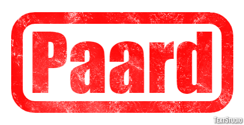 Paard Texteffekt