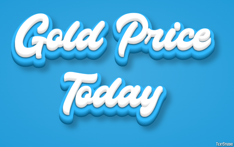 Gold Price Today Texteffekt