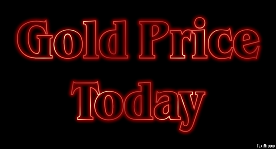 Gold Price Today Texteffekt