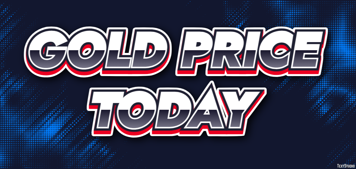 Gold Price Today Texteffekt