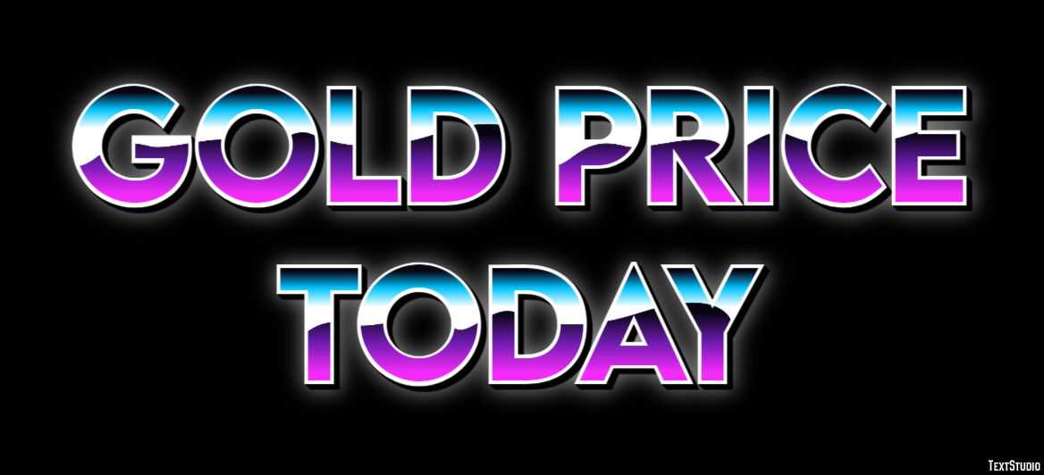 Gold Price Today Texteffekt