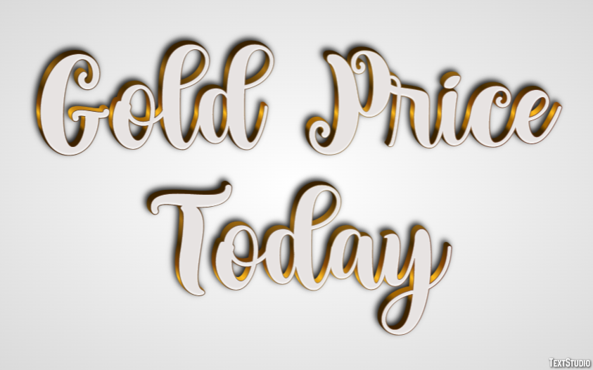 Gold Price Today Texteffekt