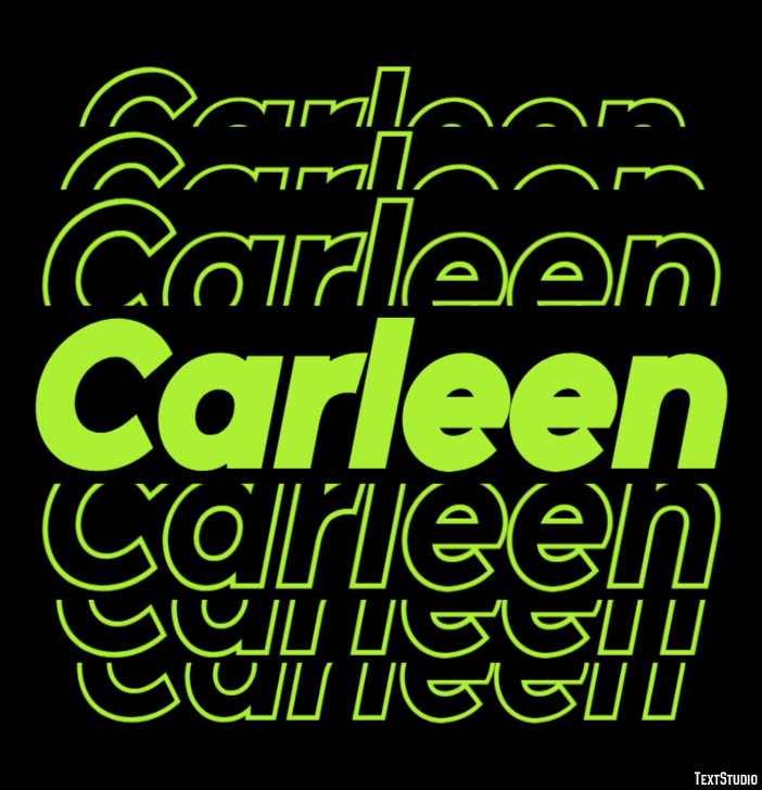 Carleen Text Effect
