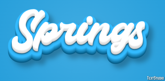 Springs Efekt tekstowy