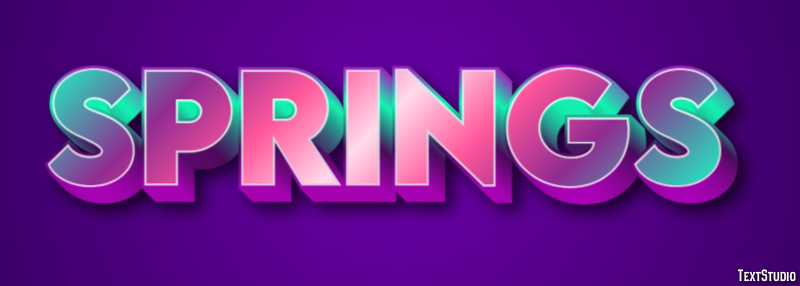 Springs Efekt tekstowy