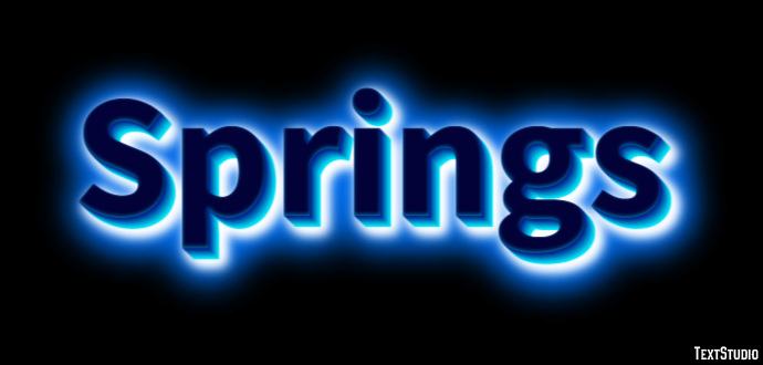 Springs Efekt tekstowy