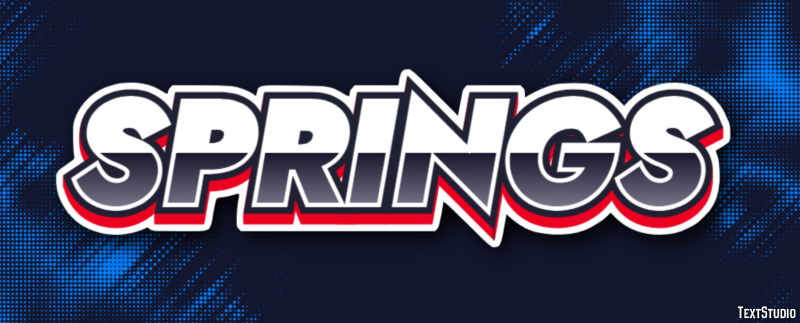 Springs Efekt tekstowy