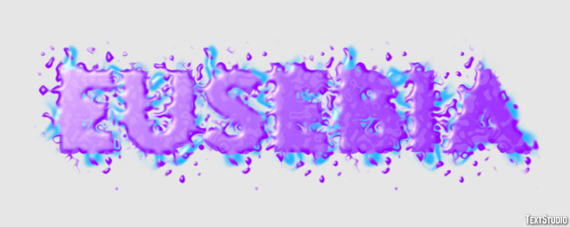 Eusebia Texteffekt