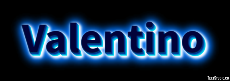 Valentino Text Effect