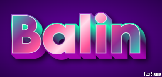 Balin Text effect