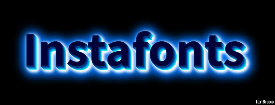 Instafonts Текстовый эффект